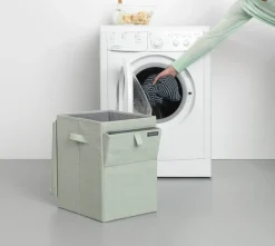 Brabantia Cesto ropa sucia apilable 35L, verde Gris Best