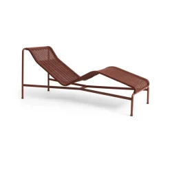 HAY Sofás De Jardín Y Bancos De Jardín|Sofás De Jardín Y Bancos De Jardín<Chaise longue Palissade Cord, Iron red Rojo