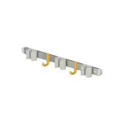 Joseph Joseph Cleantech Carril de almacenamiento de herramientas de limpieza, Plata Plateado Online
