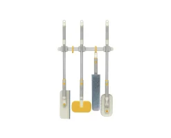 Joseph Joseph Cleantech Carril de almacenamiento de herramientas de limpieza, Plata Plateado Online