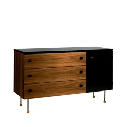 GUBI Cómodas & Cajoneras|Cómodas & Cajoneras<Cómoda 62 Dresser, American walnut, 3 cajones Marrón