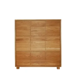 Scherlin Cómoda 1, Roble aceitado, 5 cajones Beige Discount