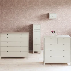 1898 Cómodas & Cajoneras|Cómodas & Cajoneras<Cómoda Square estrecha 6 cajones, Sand Beige