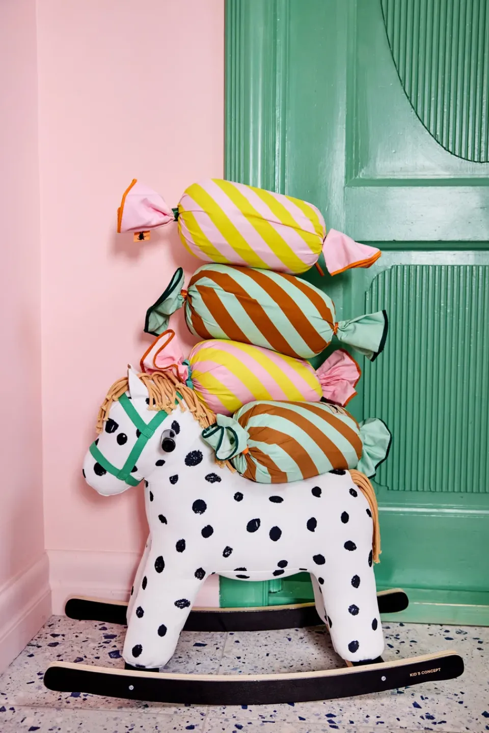 Kid's Concept Cojines<Cojín caramelo Pippi, Verde