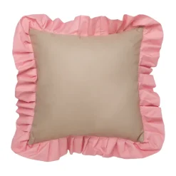 Garden Glory Cojines Para Sillas De Jardín Y Cojines De Exterior<Cojín con volantes Outdoor 45x45 cm, -pink Beige