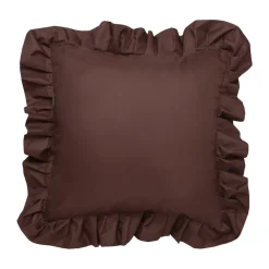 Garden Glory Cojines Para Sillas De Jardín Y Cojines De Exterior<Cojín con volantes Outdoor 45x45 cm, Brown Marrón