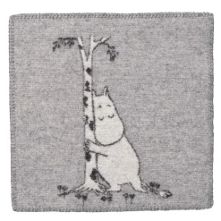 Klippan Yllefabrik Cojín de asiento Moomin Tree Hug, Gris