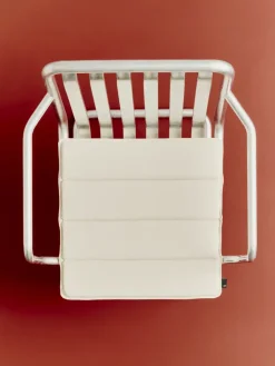 HAY Cojines Para Sillas De Jardín Y Cojines De Exterior|Cojines Para Sillas<Cojín de asiento Terrazza, Cream white, 40x40 cm Blanco