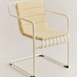 HAY Cojín de asiento Terrazza Folding, Yellow bold stripe, 82x40 cm Multi Sale