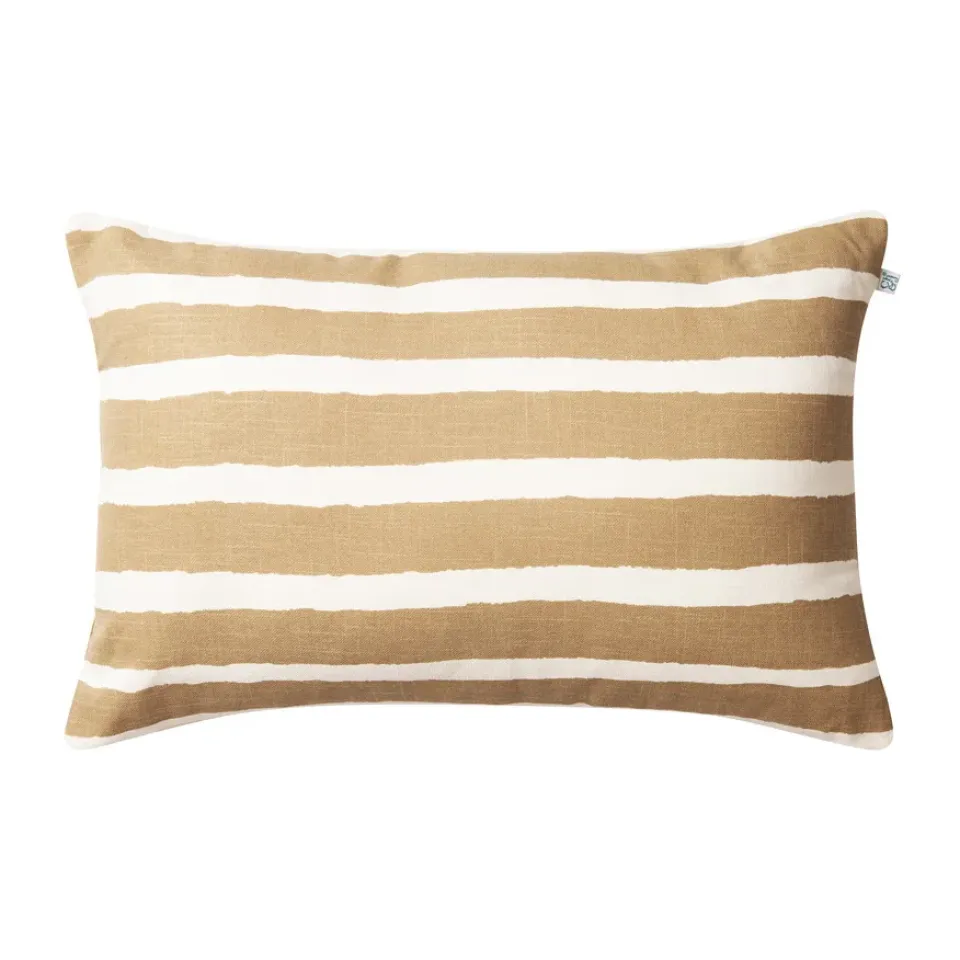 Chhatwal & Jonsson Cojín de exterior Block Stripe 40x60 cm, -off white Beige Clearance