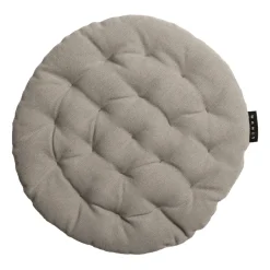 Linum Cojín de silla Pepper Ø37 cm, claro Gris Hot