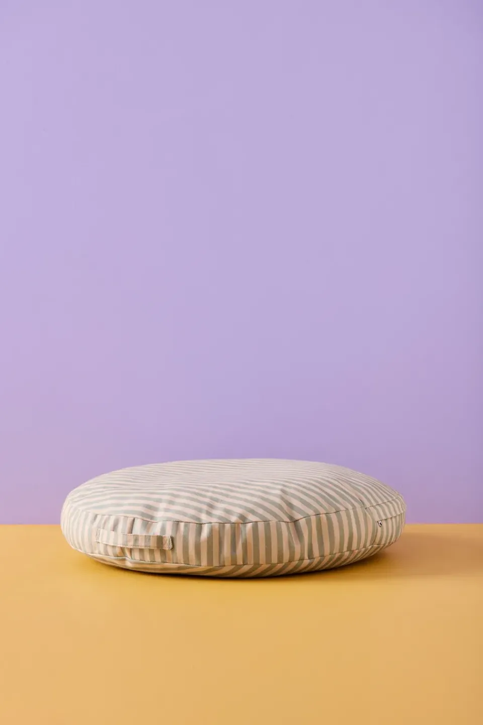 Kid's Concept Cojín de suelo Kid's Base Ø60 cm, Rand AzulBlanco Clearance