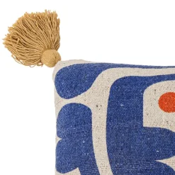 Bloomingville Cojín Eviaya 45x45 cm, Azul Online