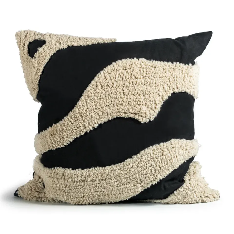 Byon Cojines<Cojín Fluffy 50x50 cm, Black-beige NegroBeige