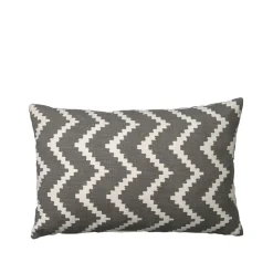 Chhatwal & Jonsson Cojines Para Sillas De Jardín Y Cojines De Exterior|Detalles De Jardín Y Accesorios De Exterior<Cojín Ikat Sema, Grey/offwhite, 40 cm Gris