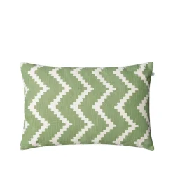 Chhatwal & Jonsson Cojines Para Sillas De Jardín Y Cojines De Exterior|Detalles De Jardín Y Accesorios De Exterior<Cojín Ikat Sema, Sage/off white, 40 cm Verde