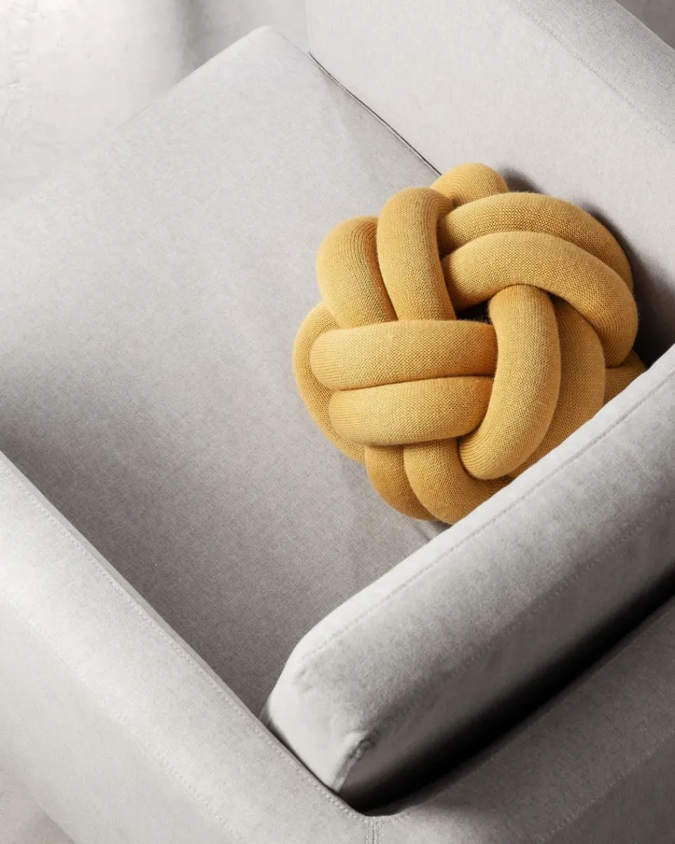 Design House Stockholm Cojines<Cojín Knot, Amarillo