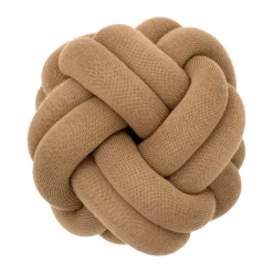 Design House Stockholm Cojín Knot, Camel Marrón New