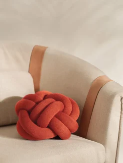 Design House Stockholm Cojines<Cojín Knot, Orange red Naranja
