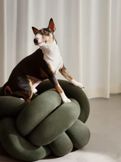 Design House Stockholm Pufs<Cojín Knot XL, Forest Green Verde