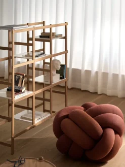 Design House Stockholm Cojín Knot XL, Ochre Rojo Outlet