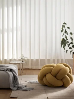 Design House Stockholm Cojín Knot XL, Yellow Amarillo Outlet