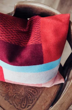 Røros Tweed Cojín Mikkel 50x50 cm, Red Rojo Sale