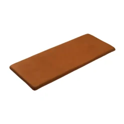 FDB Møbler Cojín para asiento R6 Radius 45x109 cm, Cognac leather Marrón Clearance