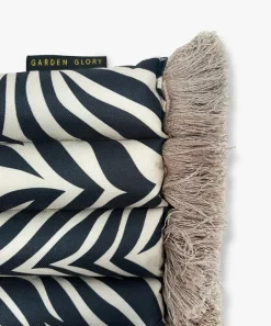 Garden Glory Cojines Para Sillas De Jardín Y Cojines De Exterior|Cojines Para Sillas<Cojín para silla Outdoor, Zebra fringe Beige