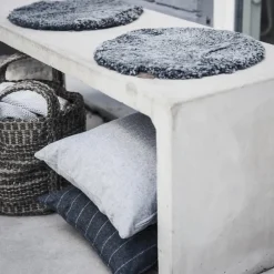 Shepherd of Sweden Cojines Para Sillas<Cojín para silla Ida 38 cm, grafito Negro