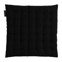 Linum Cojín para silla Pepper 40x40 cm, Negro