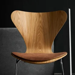 Fritz Hansen Cojines Para Sillas<Cojín para silla Series 7 cuero, Brown Marrón
