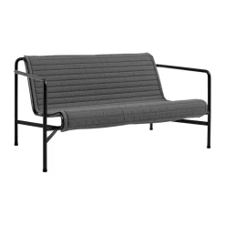 HAY Cojín para sofá Palissade Lounge Quilted, Anthracite, para sofá lounge NegroGris Online