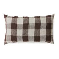 HKliving Cojines<Cojín Woven 35x60 cm, Vineyard NegroGrisBlanco
