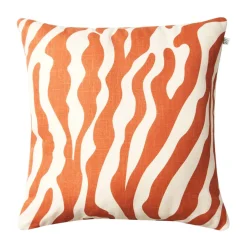 Chhatwal & Jonsson Cojines Para Sillas De Jardín Y Cojines De Exterior<Cojín Zebra Outdoor 50x50 cm, Apricot orange-off white Naranja