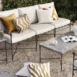 Chhatwal & Jonsson Cojines Para Sillas De Jardín Y Cojines De Exterior<Cojín Zebra Outdoor 50x50 cm, Grey/offwhite, 50 cm Gris