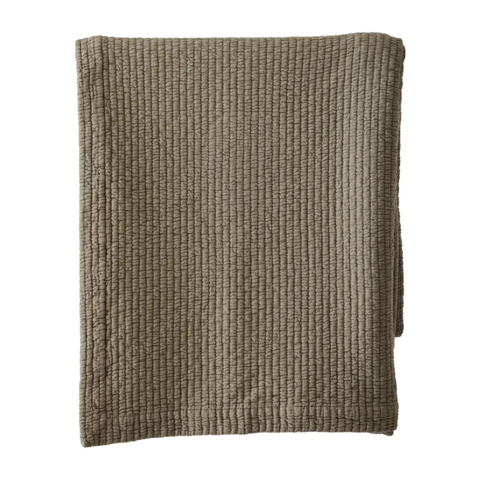 Tell Me More Colcha de cama Brick 140x200 cm, Olive Verde New