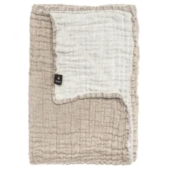 Himla Colcha de cama Hannelin beige-blanco, 160 x 260 cm BeigeBlanco Online