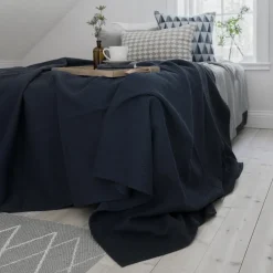 Scandi Living Colchas De Cama<Colcha de cama Kimono 139x260 cm, grandem blue Azul
