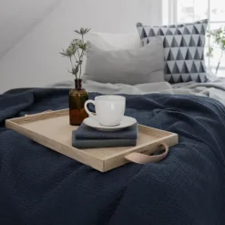 Scandi Living Colchas De Cama<Colcha de cama Kimono 260x260 cm, grandem blue Azul
