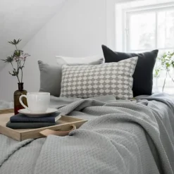 Scandi Living Colchas De Cama<Colcha de cama Kimono 139x260 cm, concrete Gris