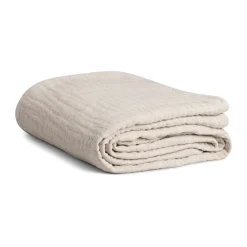 Garbo&Friends Colcha de cama Mellow doble, Lin, 160x260 cm Beige Discount