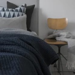 Scandi Living Colchas De Cama<Colcha de cama Moss 260x260 cm, grandem blue Azul