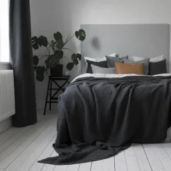 Scandi Living Colchas De Cama<Colcha de cama Moss 260x260 cm, charcoal Gris