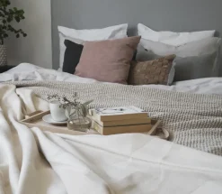 Scandi Living Colchas De Cama<Colcha de cama Moss 160x260 cm, Beige