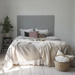 Scandi Living Colchas De Cama<Colcha de cama Moss 160x260 cm, Beige