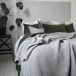 Scandi Living Colchas De Cama<Colcha de cama Moss 160x260 cm, stone ( claro) Gris