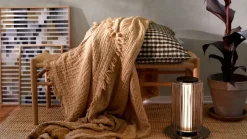 Juna Colcha de cama Reloved 240x260 cm, Sand Beige Outlet