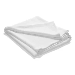 Etol Design Colcha de cama Stripe algodón lavado a la piedra 180x260, Blanco Discount