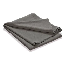 Etol Design Colcha de cama Stripe algodón lavado a la piedra 180x260, oscuro Gris Online